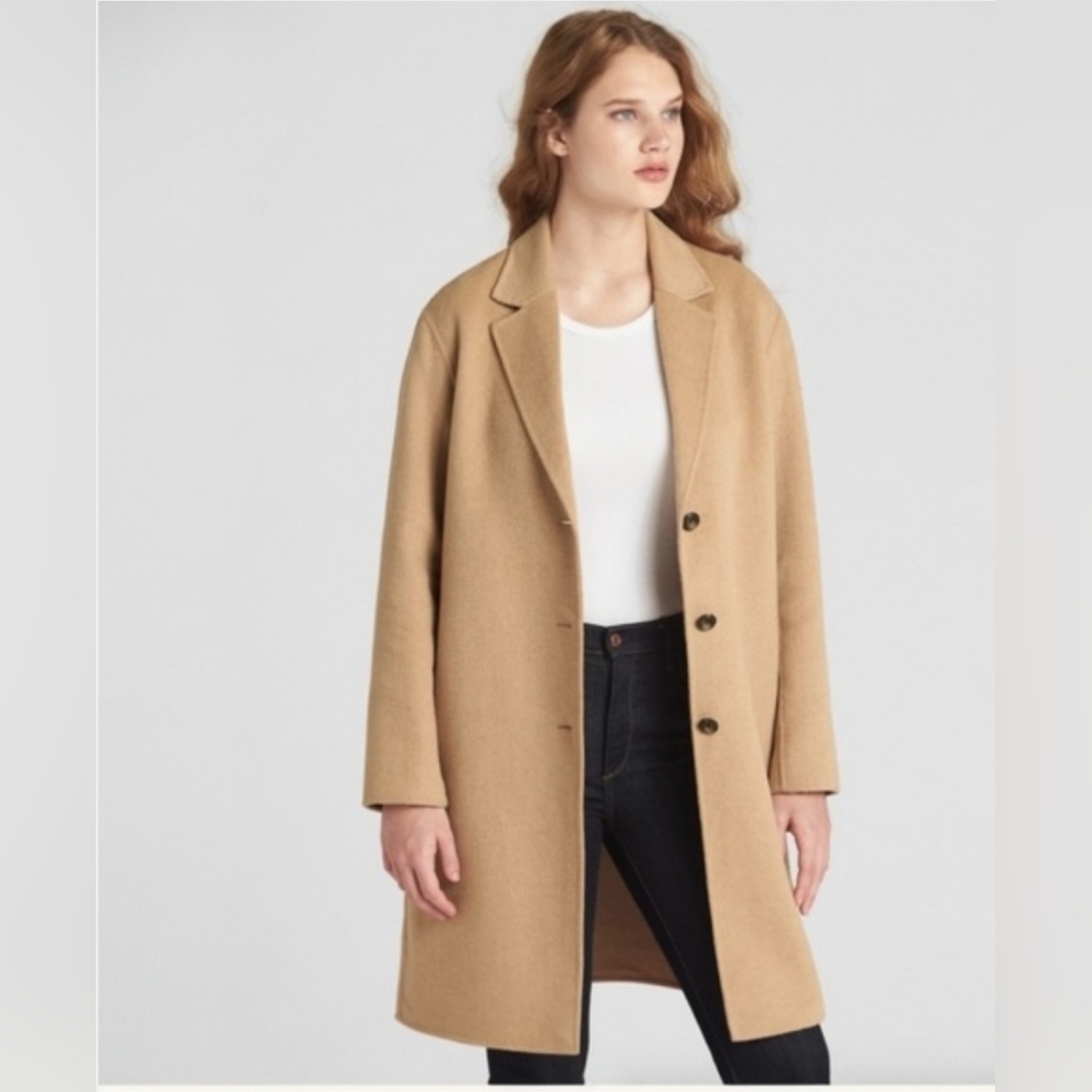 Gap Oversized 3-button Classic Camel Car Coat size XXL